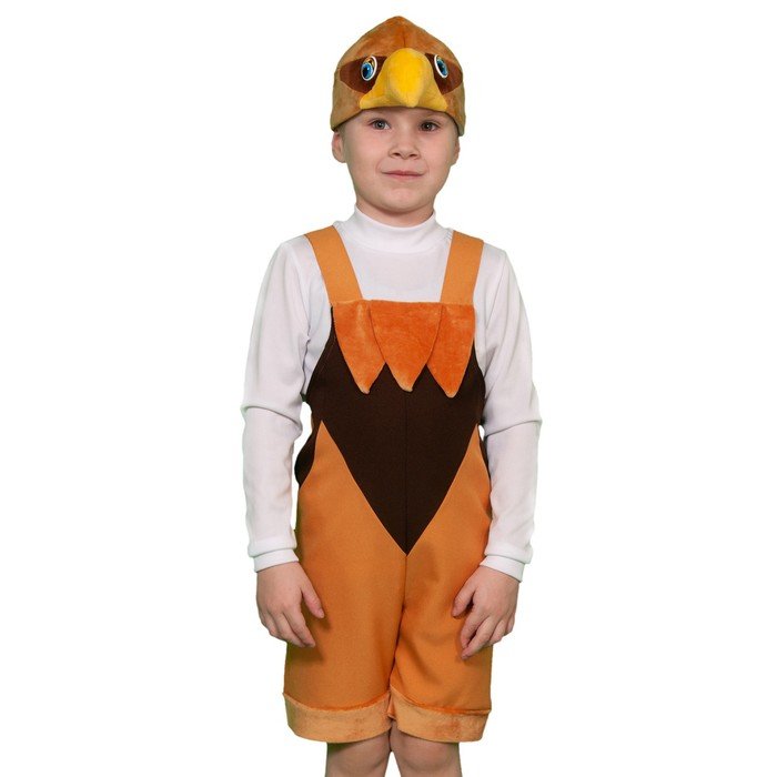 Карнавальный костюм «Орёл», плюш, 3-6 лет, рост 92-122 см